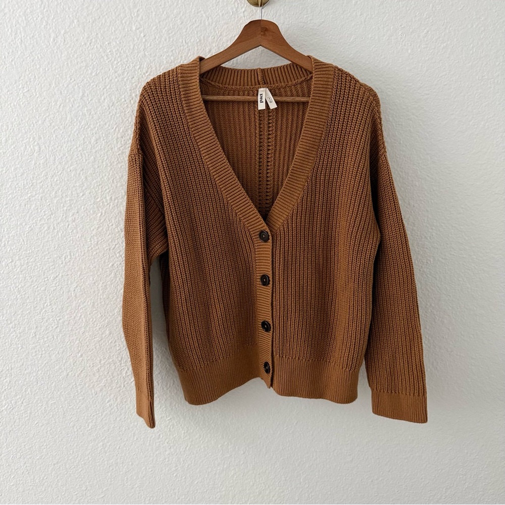 Pact NWOT Luxe Knit Cropped Cardigan - Picture 2 of 5